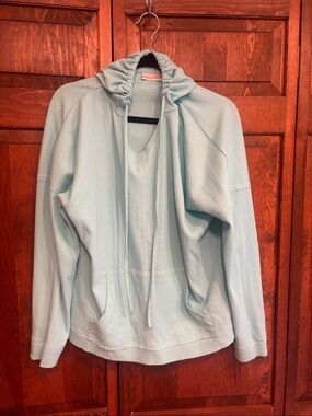 Belle by Kim Gravel Light Blue Pullover Hoodie